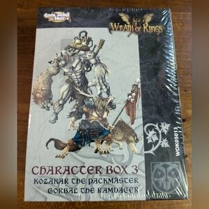 NWT CMON Character Box 3 - Wrath of Kings - Gray